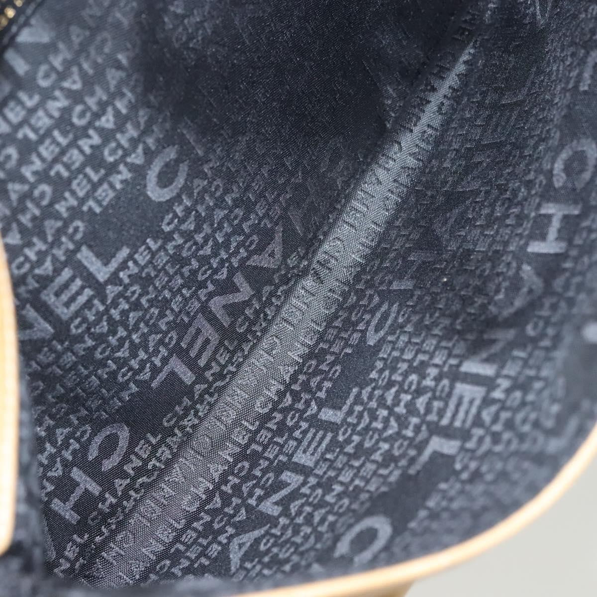 Chanel Chocolate Bar Cc Handbag Quilted Lambskin Beige Leather Handbag