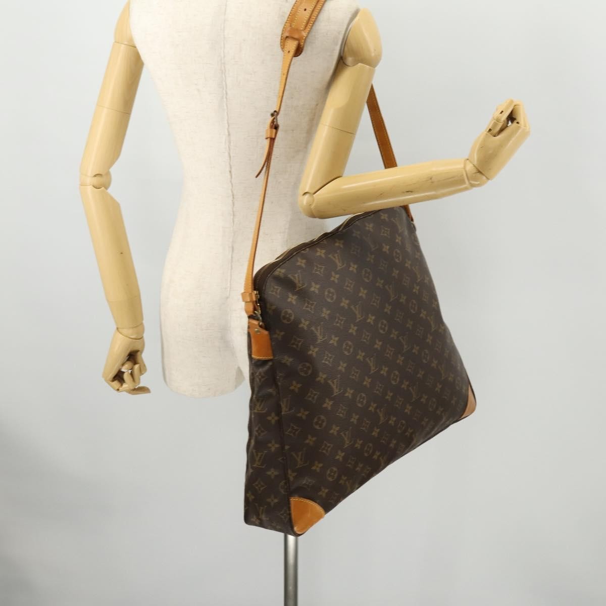 Louis Vuitton Ballade Handbag Monogram Canvas Brown Canvas Shoulder Bag