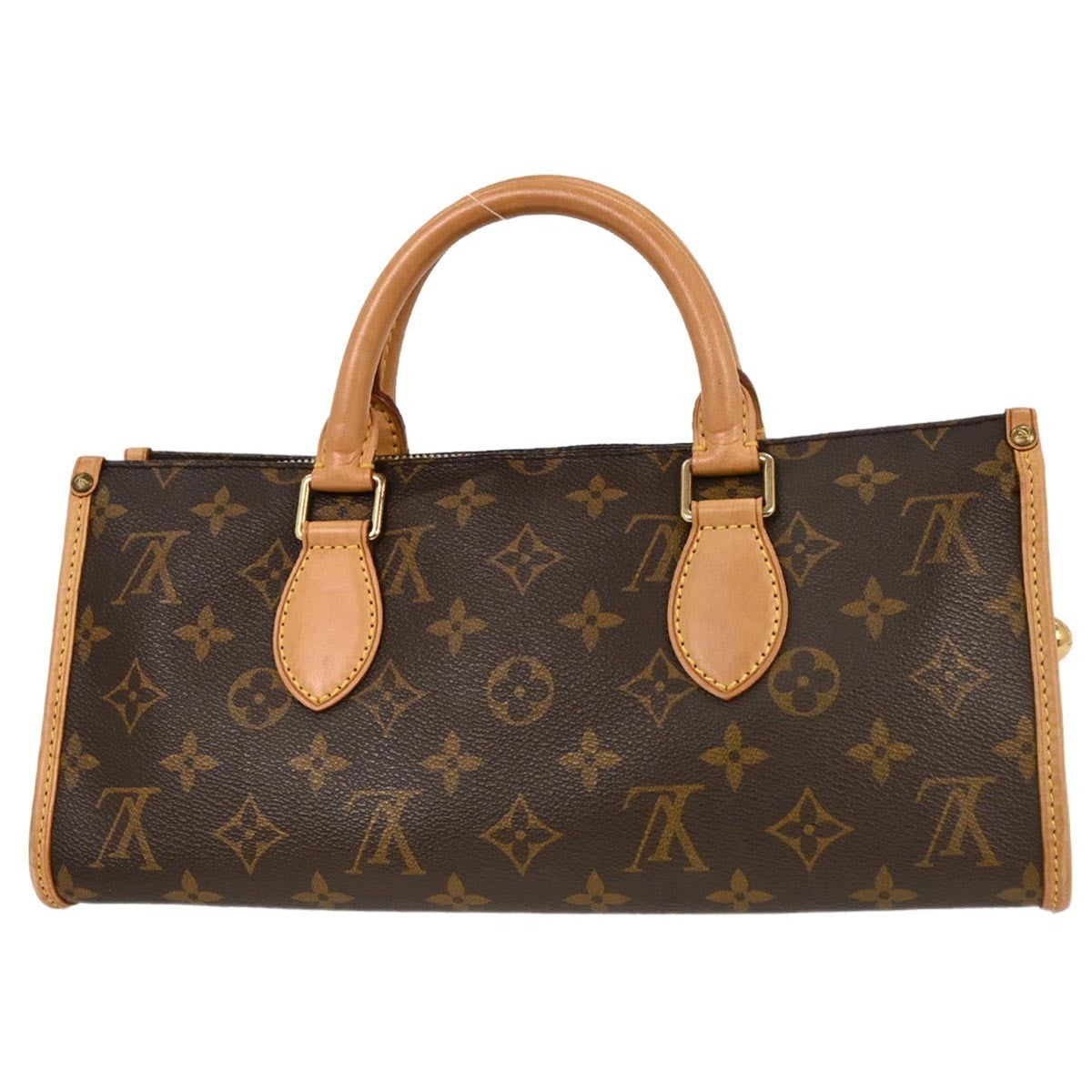 Louis Vuitton Popincourt Handle Bag Monogram Canvas Brown Canvas Handbag