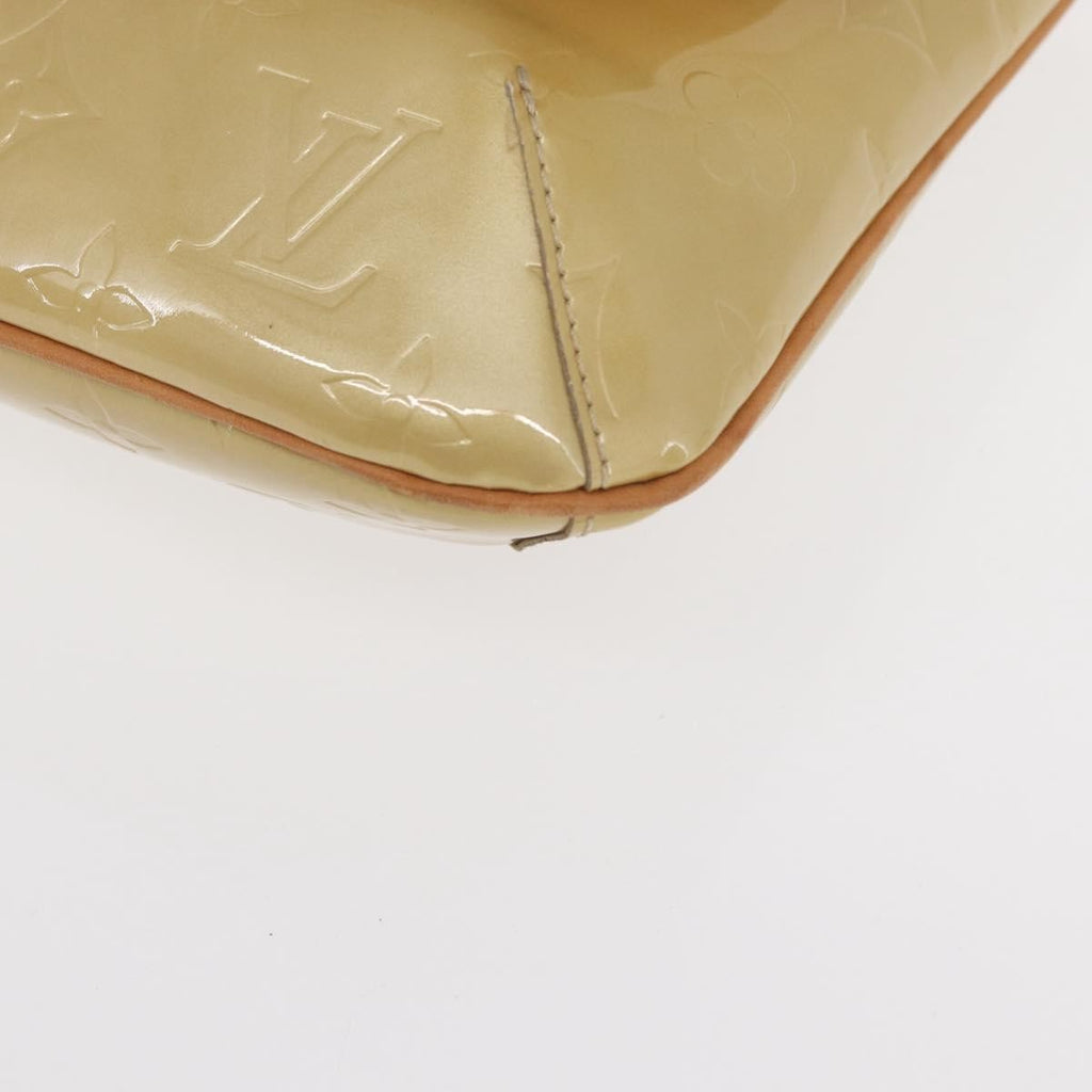 Louis Vuitton Thompson Street Handbag Monogram Vernis Beige Patent_Leather Shoulder Bag
