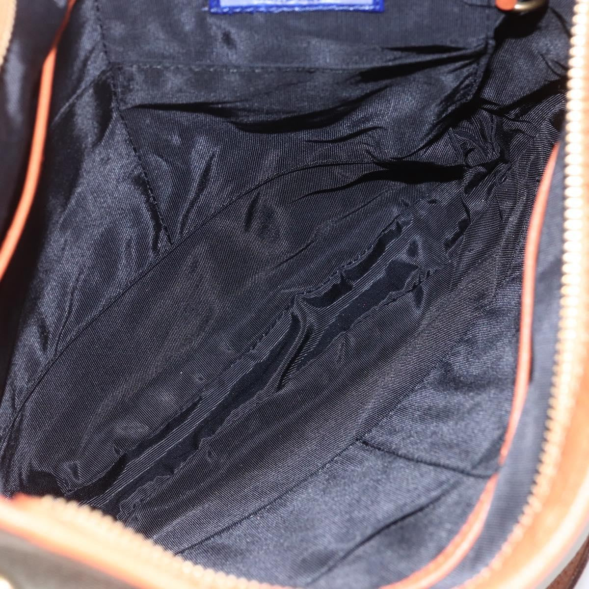 Burberry Blue Label Shoulder Bag Canvas Gray Canvas Shoulder Bag