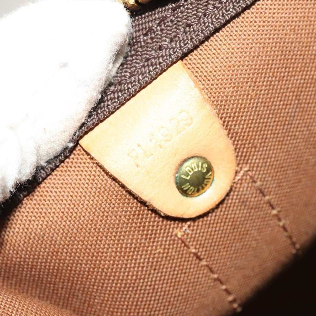 Louis Vuitton Keepall Bag Monogram Canvas Brown Canvas Travel Bag