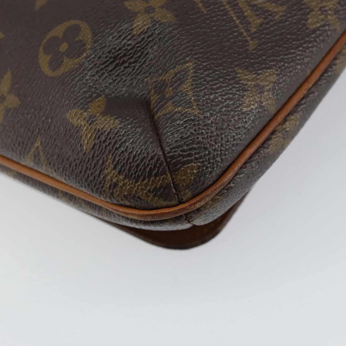 Louis Vuitton Musette Salsa Handbag Monogram Canvas Brown Canvas Shoulder Bag