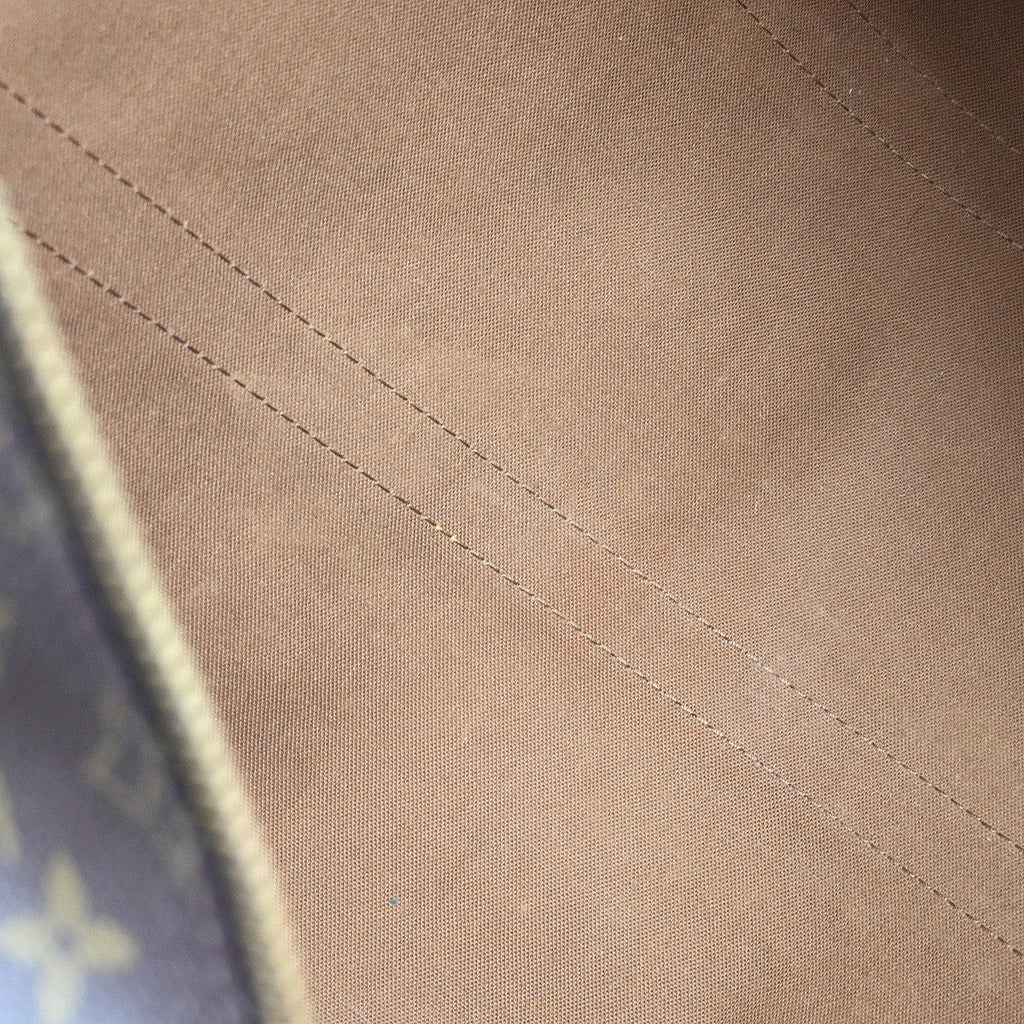 Louis Vuitton Keepall Bag Monogram Canvas Brown Canvas Travel Bag