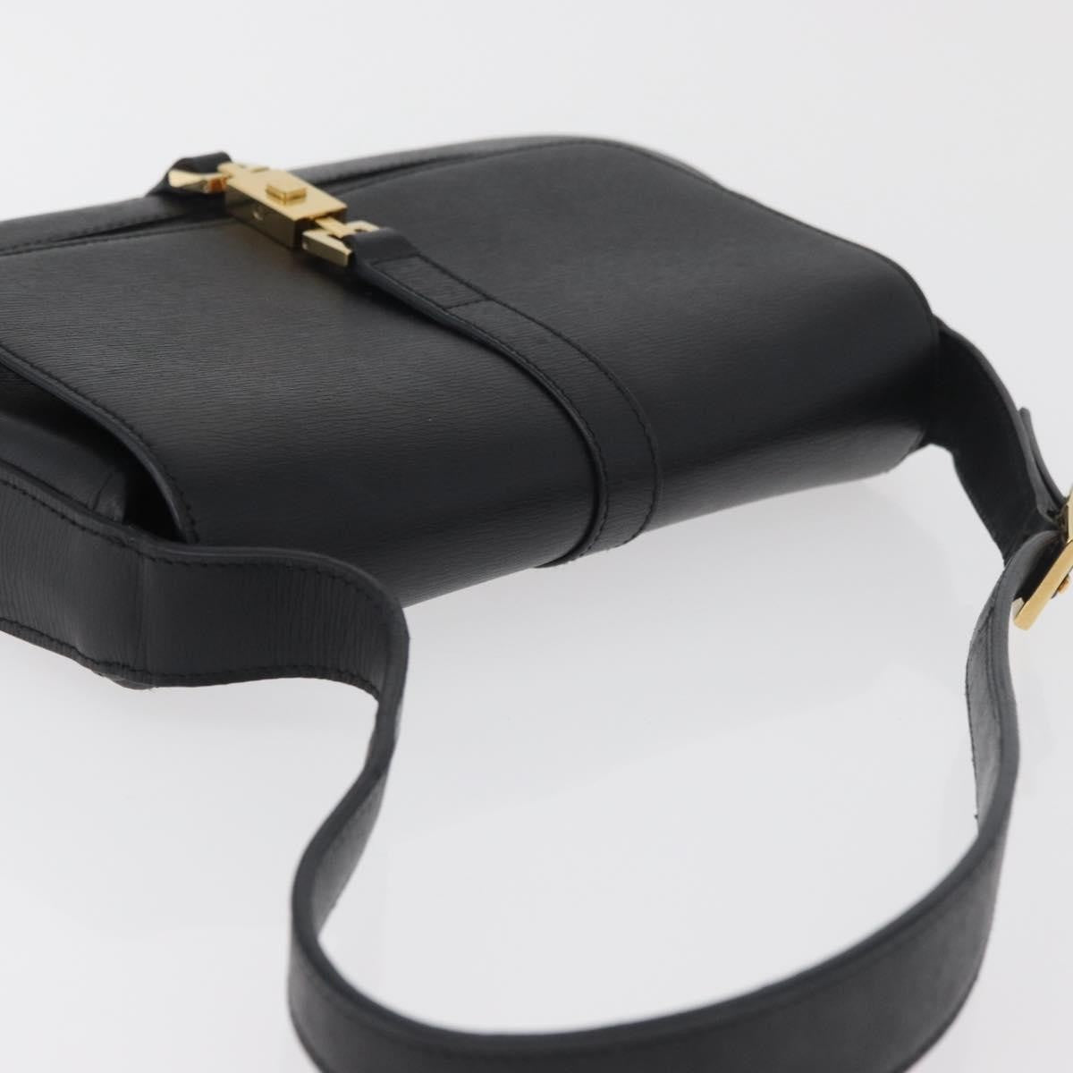 Gucci Jackie Original Shoulder Bag Leather Leather Black Leather Shoulder Bag Bag (Pre-Owned)