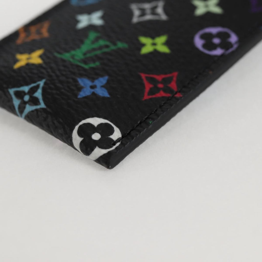 Louis Vuitton Etui À Stylo Canvas Black Canvas Clutche & Pouche Bag