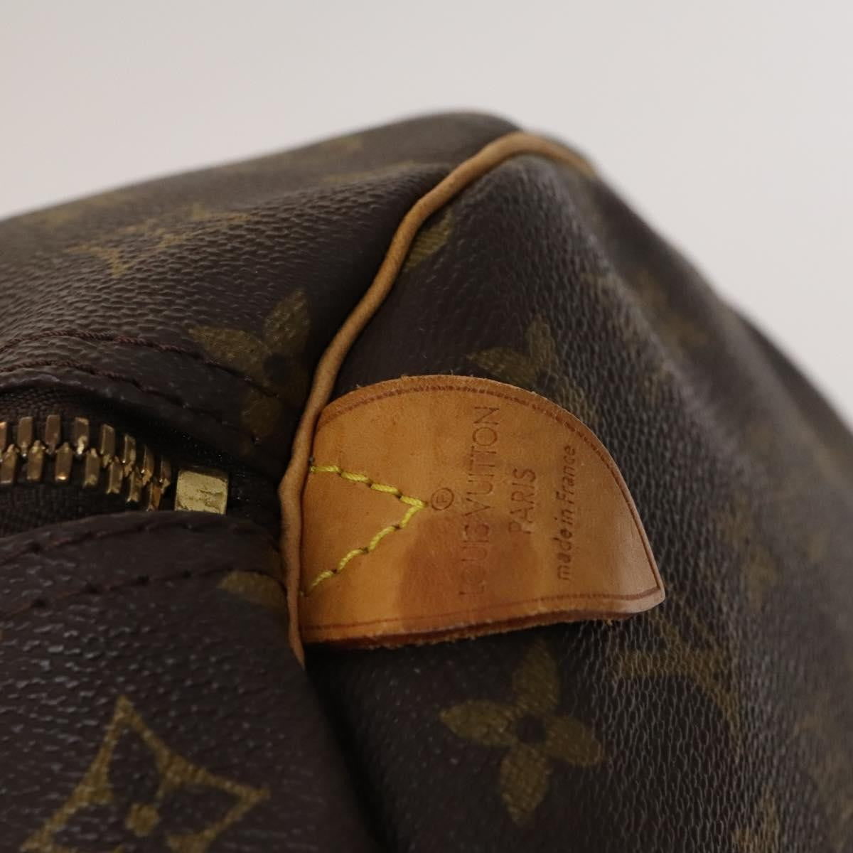 Louis Vuitton Keepall Bag Monogram Canvas Brown Canvas Travel Bag