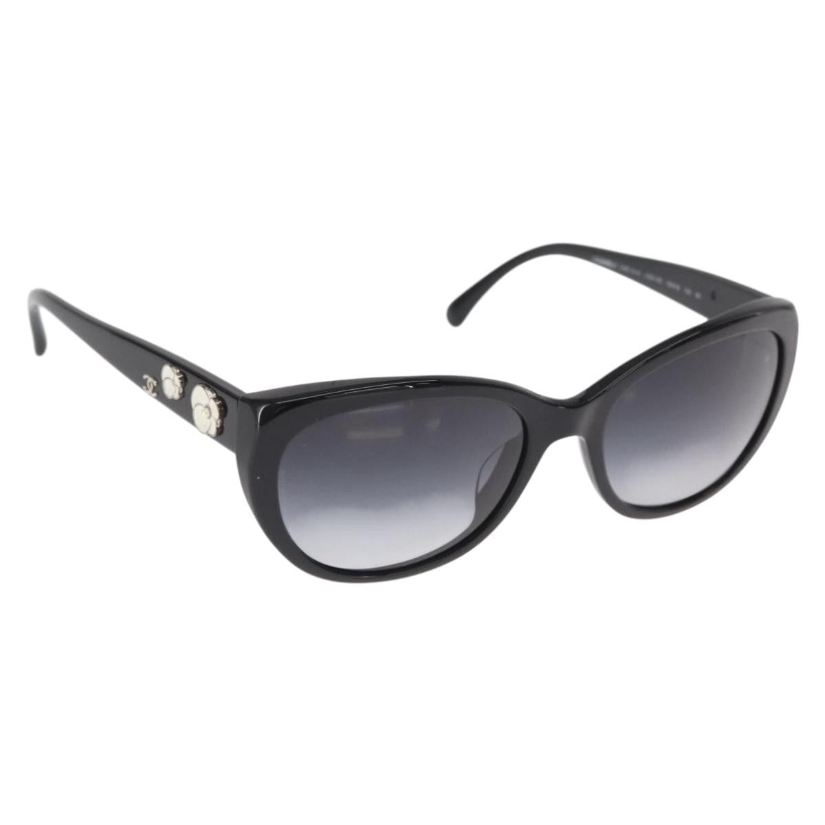 Chanel Camélia Sunglasses Plastic Black Plastic Sunglasse Accessory