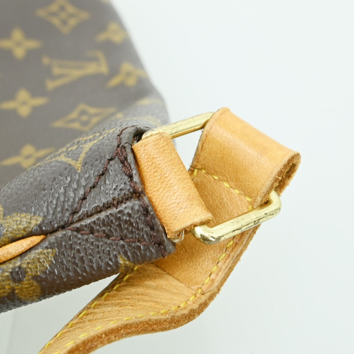 Louis Vuitton Musette Salsa Handbag Monogram Canvas Brown Canvas Shoulder Bag