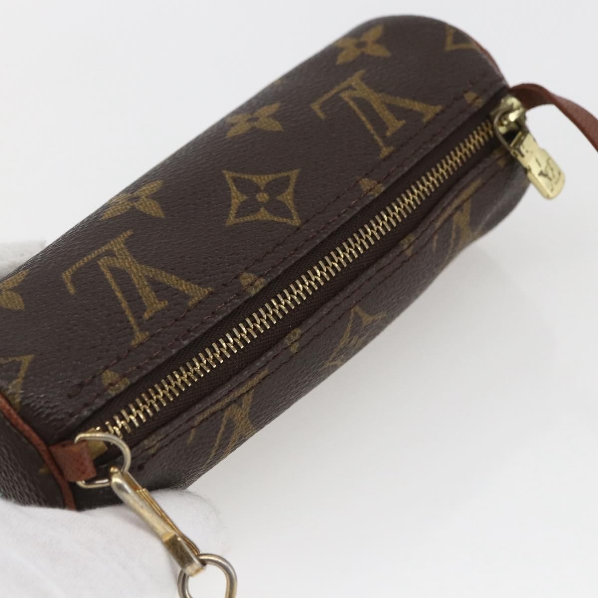 Louis Vuitton Papillon Pochette Monogram Canvas Brown Canvas Clutche & Pouche Bag