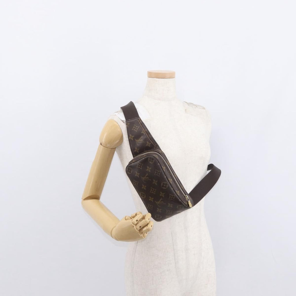 Louis Vuitton Geronimos Waist Bag Monogram Canvas Brown Canvas Shoulder Bag
