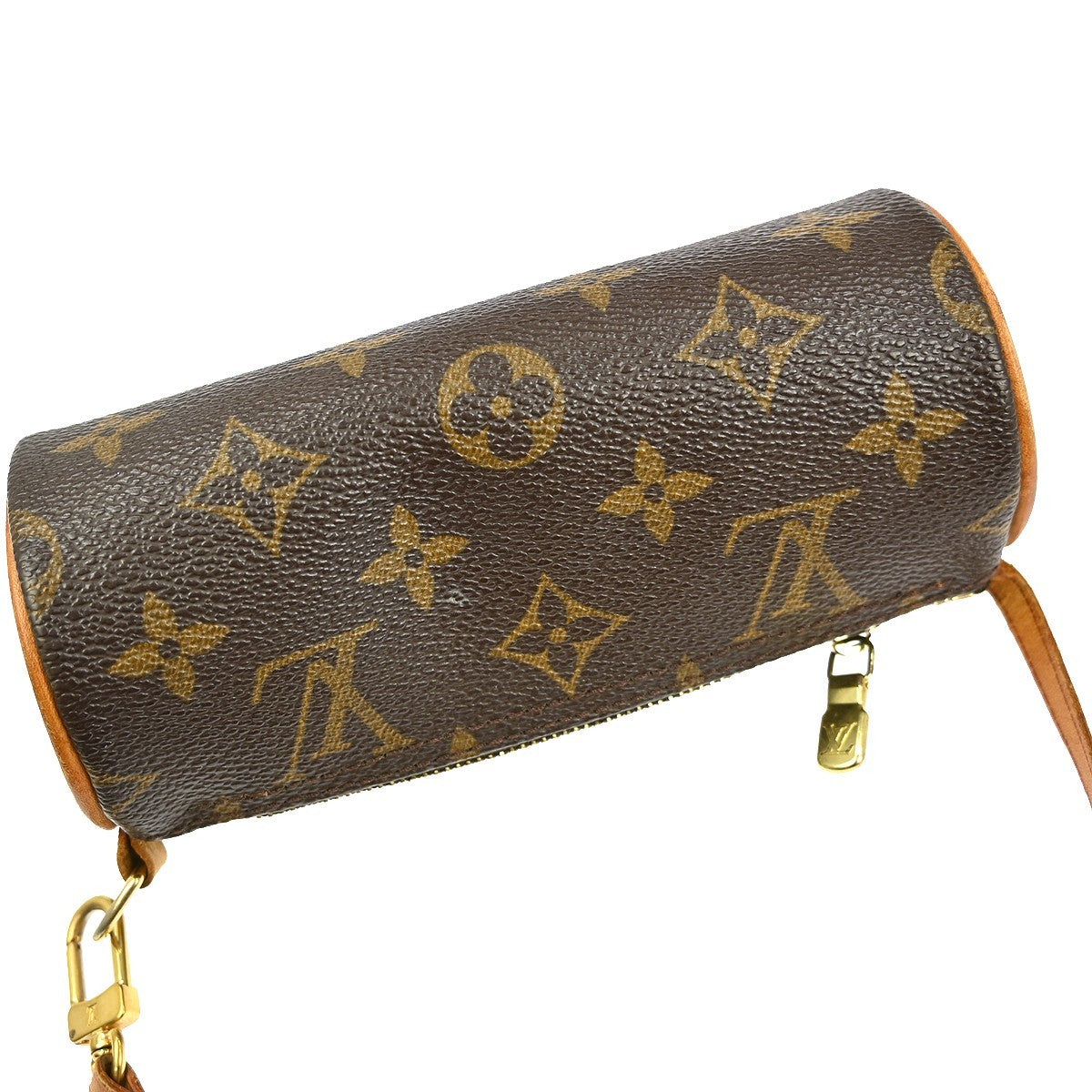 Louis Vuitton Papillon Pochette Monogram Canvas Brown Canvas Clutche & Pouche Bag