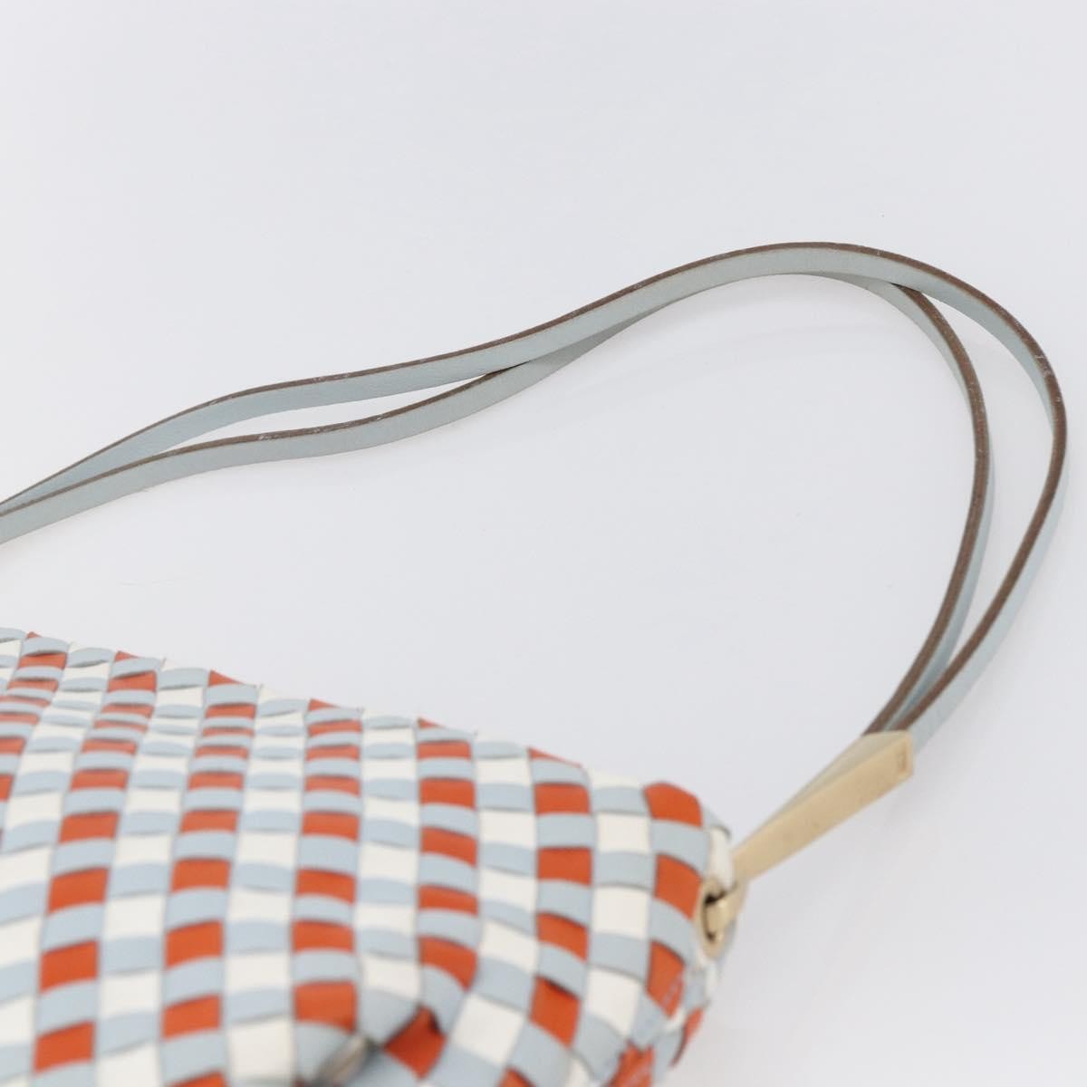 Bottega Veneta Vintage Shoulder Bag Intrecciato Leather Multicolour Leather Shoulder Bag Bag