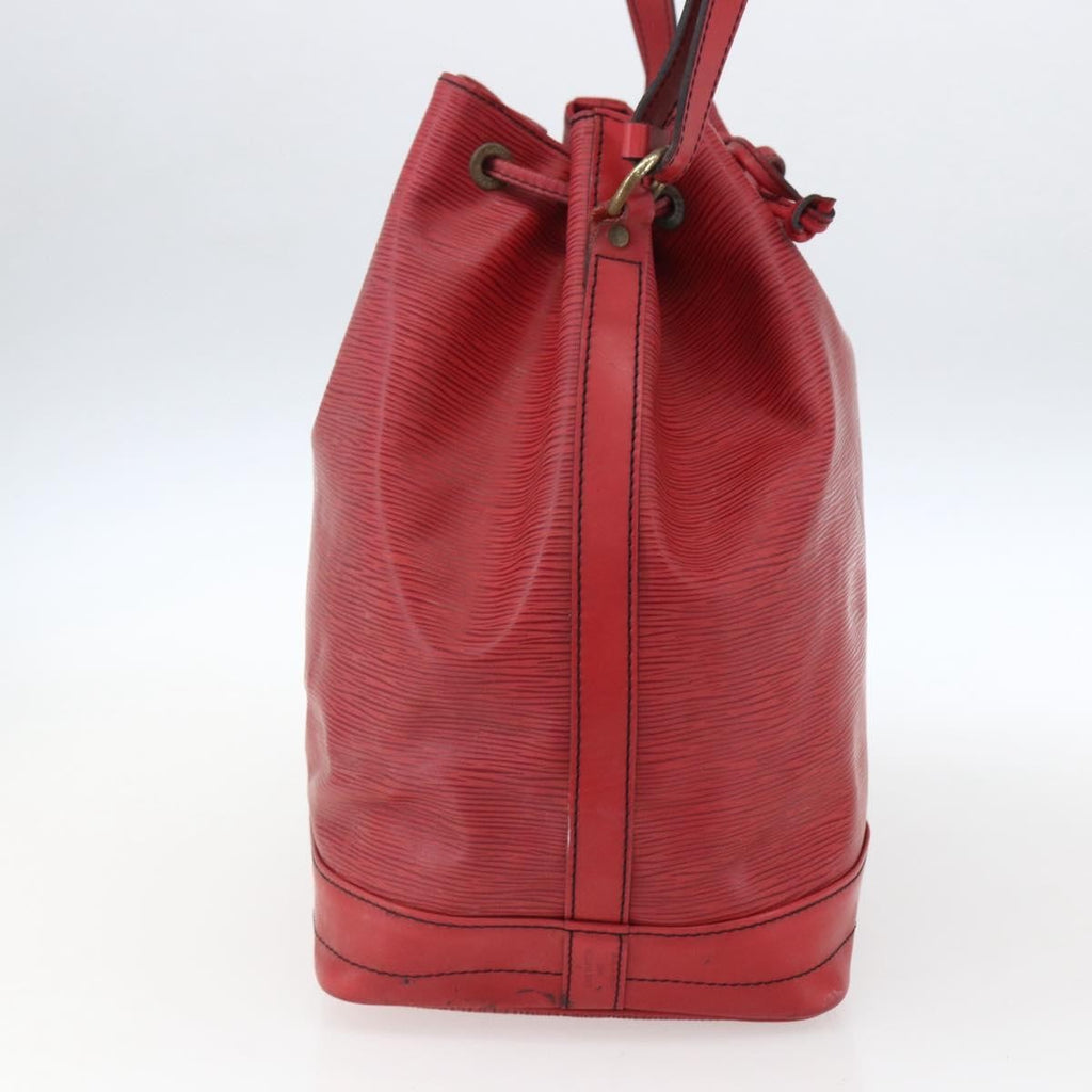 Louis Vuitton Petit Noe Nm Handbag Epi Leather Red Leather Shoulder Bag