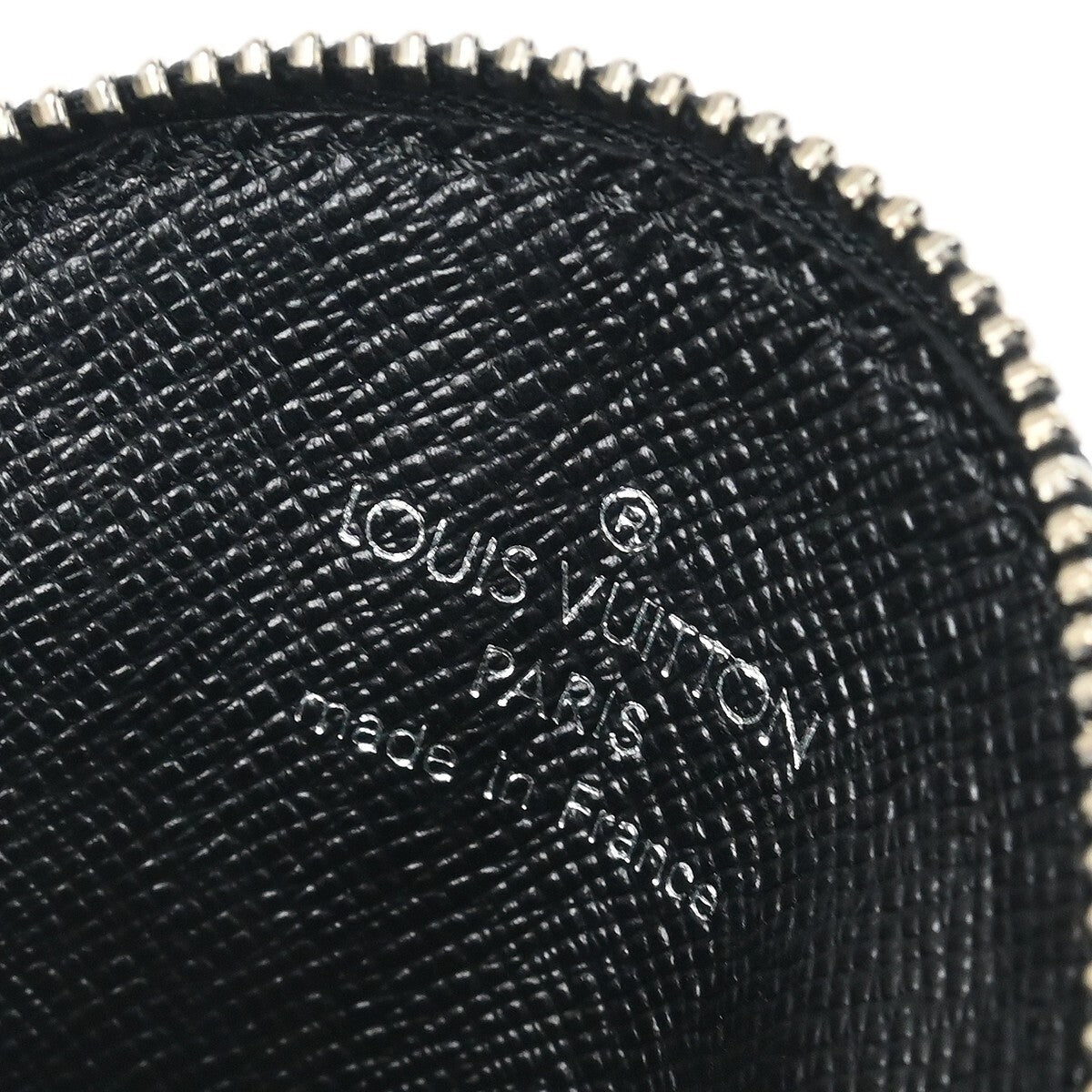 Louis Vuitton Round Coin Purse Limited Edition Monogram Silk Black Silk Wallets Accessory