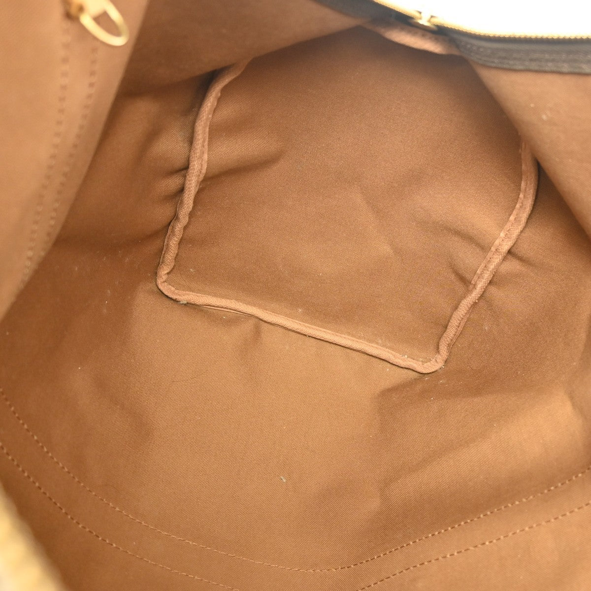 Louis Vuitton Keepall Bag Monogram Canvas Brown Canvas Travel Bag
