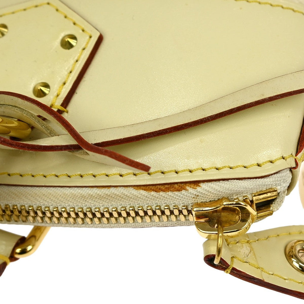 Louis Vuitton Suhali Lockit Handbag Leather Beige Leather Tote Bag
