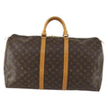 Louis Vuitton Keepall Bag Monogram Canvas Brown Canvas Travel Bag