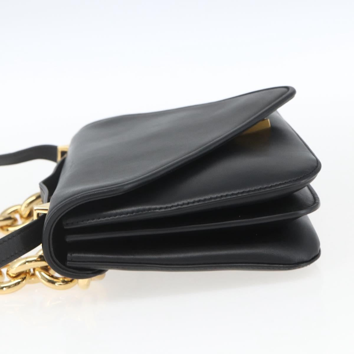 Bottega Veneta Mount Shoulder Bag Leather Black Leather Shoulder Bag Bag