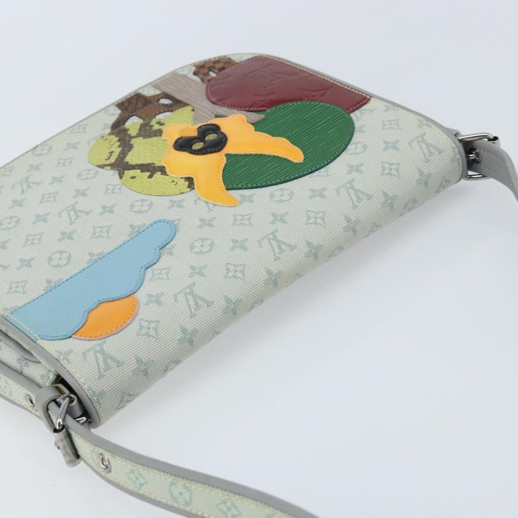 Louis Vuitton Conte De Fees Musette Shoulder Bag Monogram Patchwork Gray Canvas Shoulder Bag