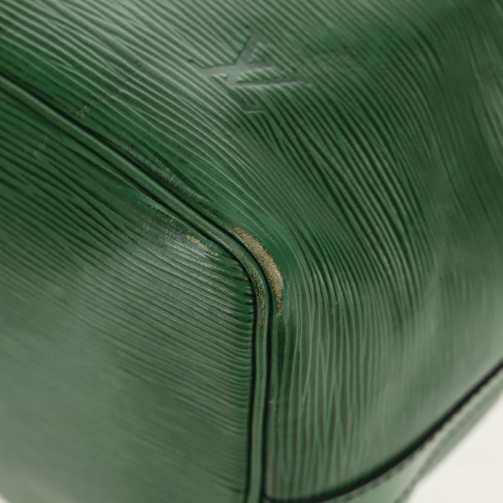 Louis Vuitton Petit Noe Handbag Epi Leather Green Leather Shoulder Bag