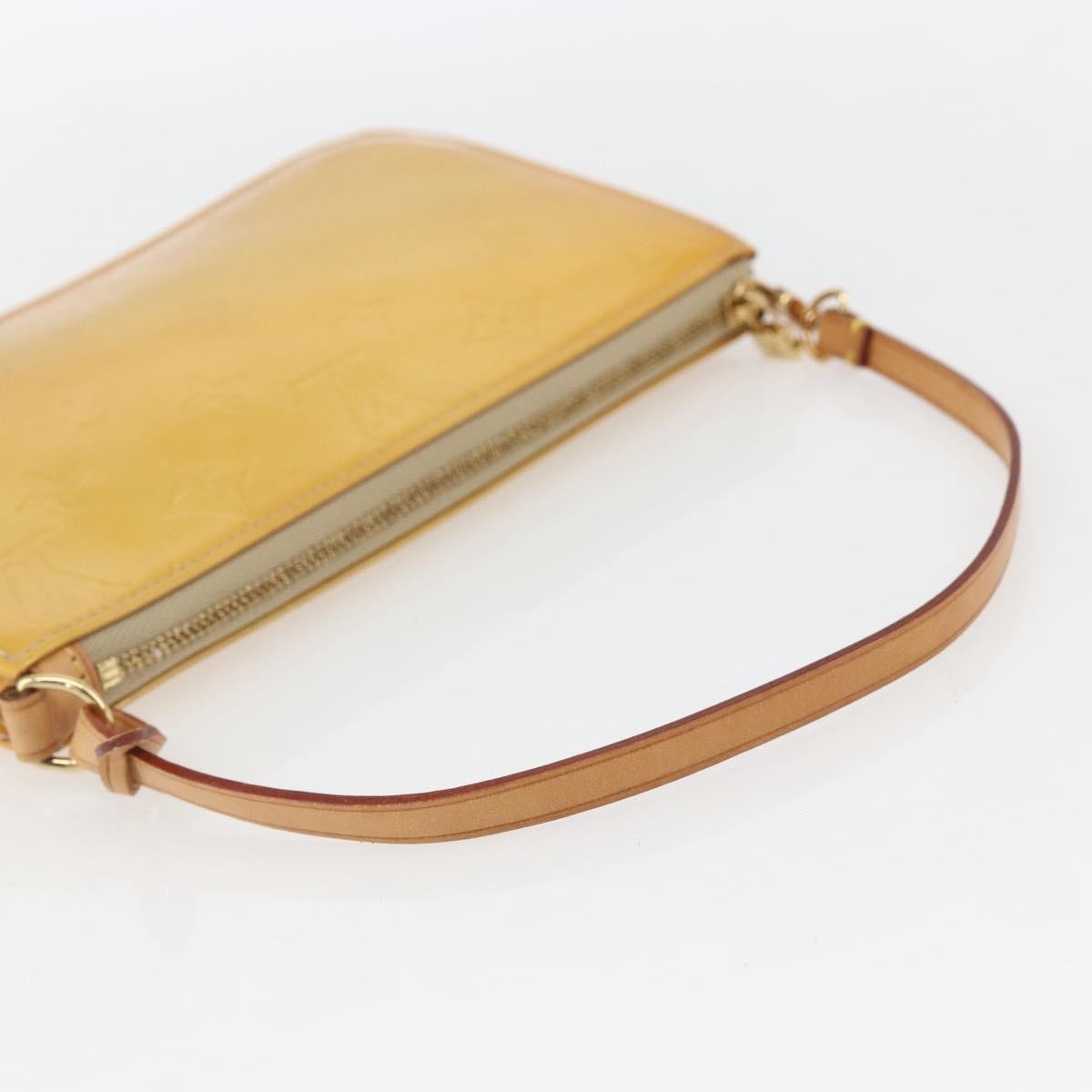 Louis Vuitton Lexington Pochette Monogram Vernis Beige Patent_Leather Clutche & Pouche Bag