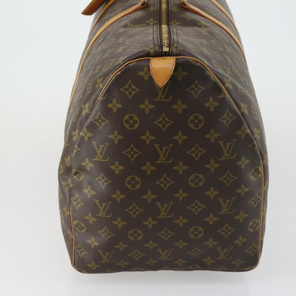 Louis Vuitton Keepall Bag Monogram Canvas Brown Canvas Travel Bag
