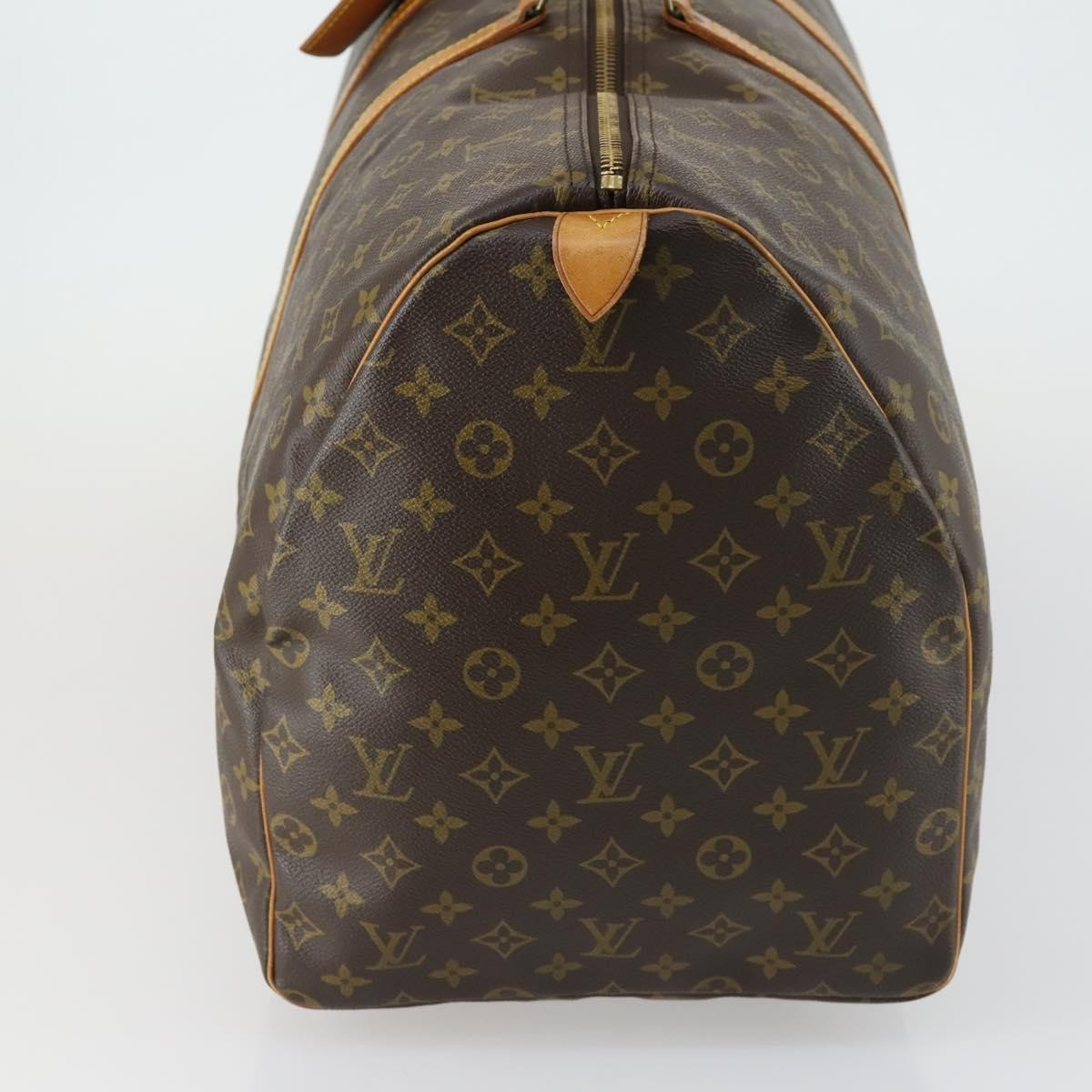Louis Vuitton Keepall Bag Monogram Canvas Brown Canvas Travel Bag