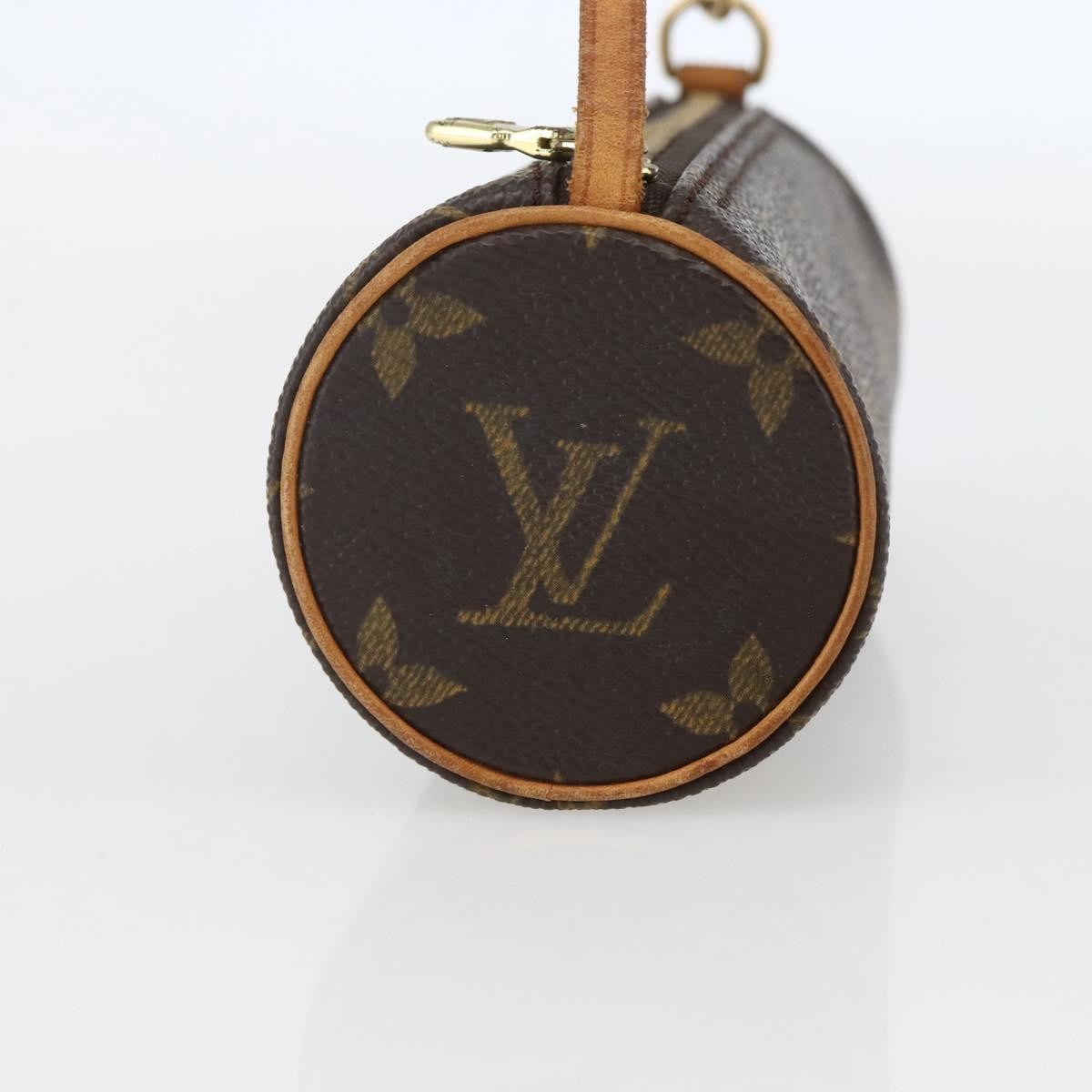 Louis Vuitton Papillon Pochette Monogram Canvas Brown Canvas Clutche & Pouche Bag