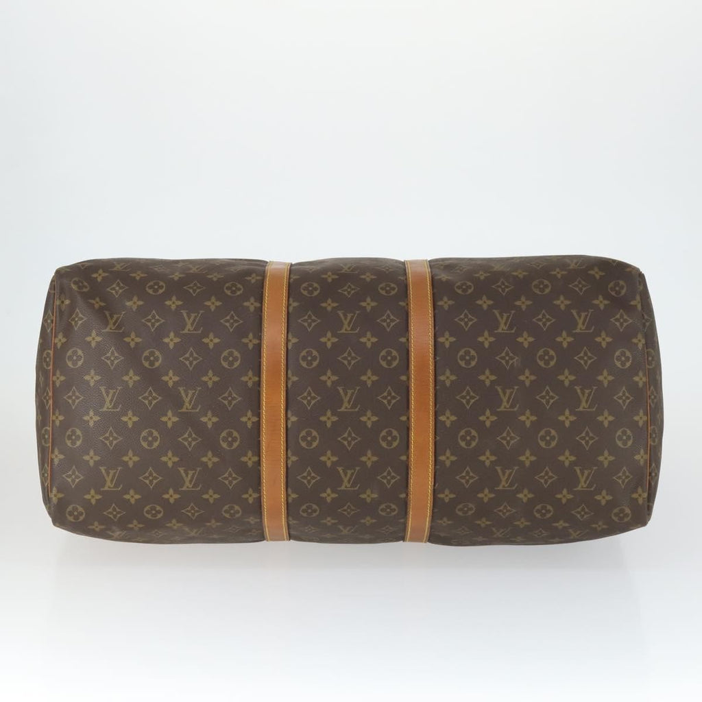 Louis Vuitton Keepall Bag Monogram Canvas Brown Canvas Travel Bag