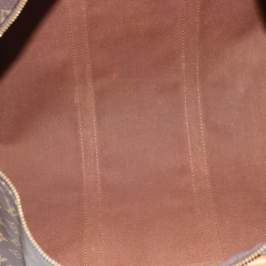 Louis Vuitton Keepall Bag Monogram Canvas Brown Canvas Travel Bag