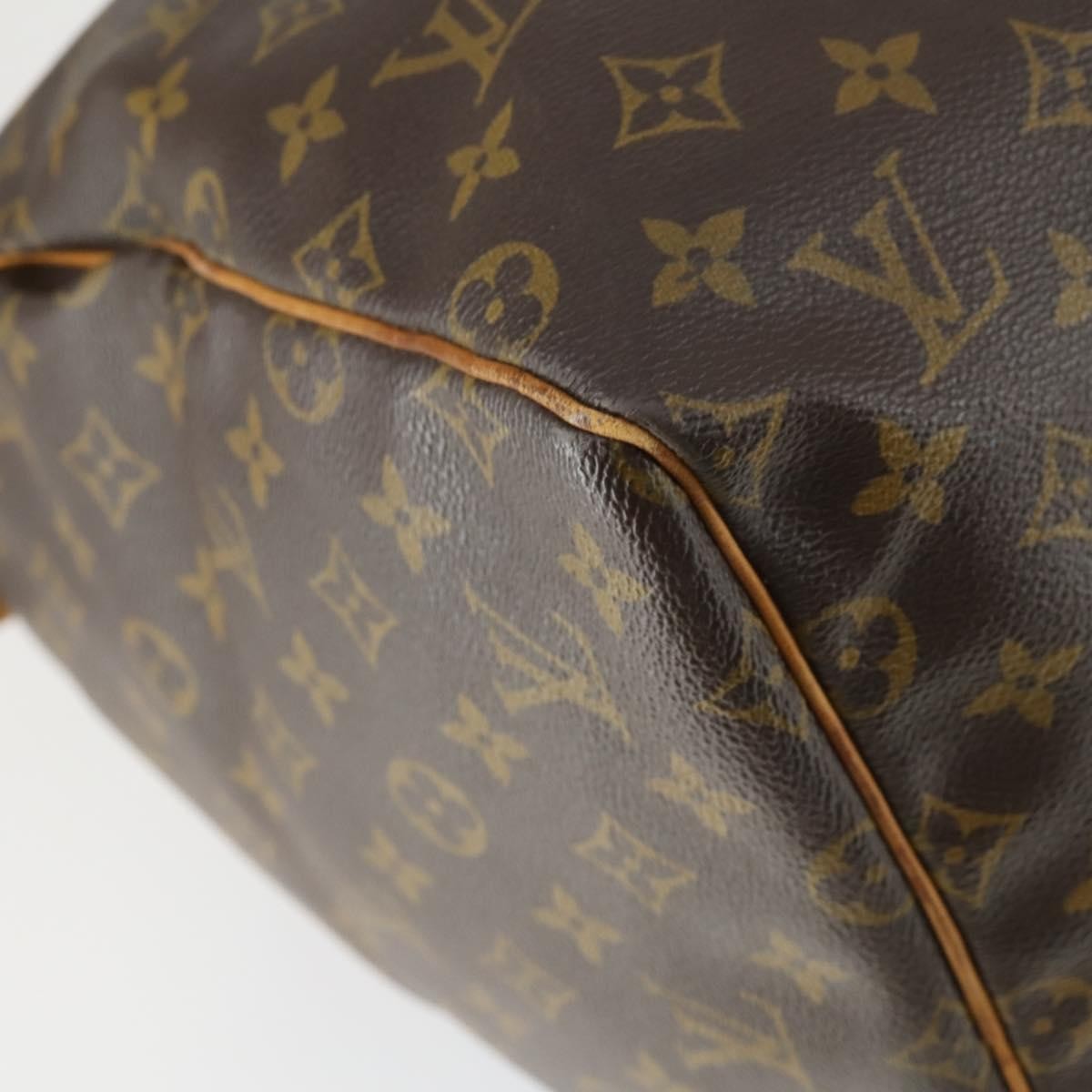 Louis Vuitton Keepall Bag Monogram Canvas Brown Canvas Travel Bag