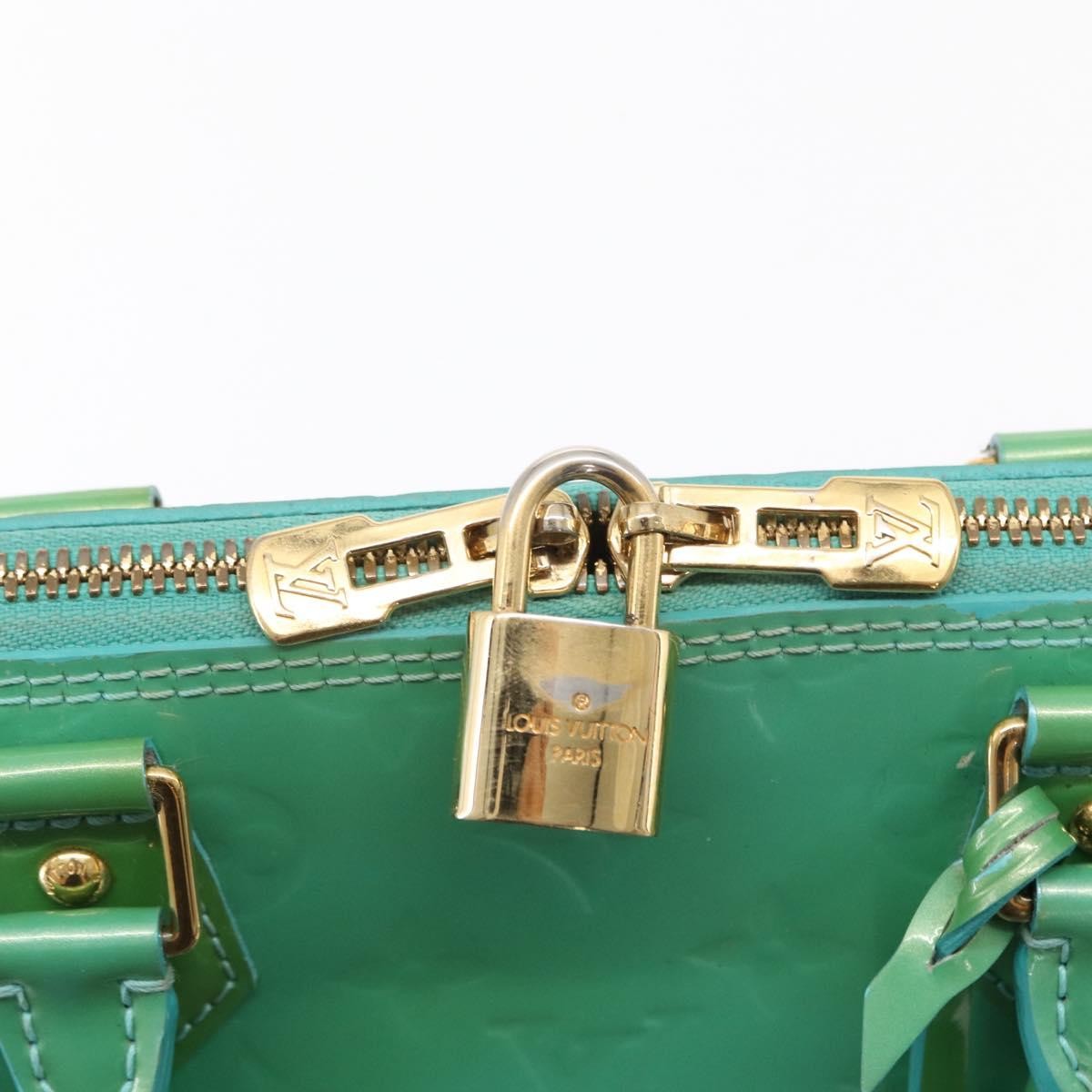 Louis Vuitton Alma Handbag Patent Leather Blue Patent_Leather Handbag