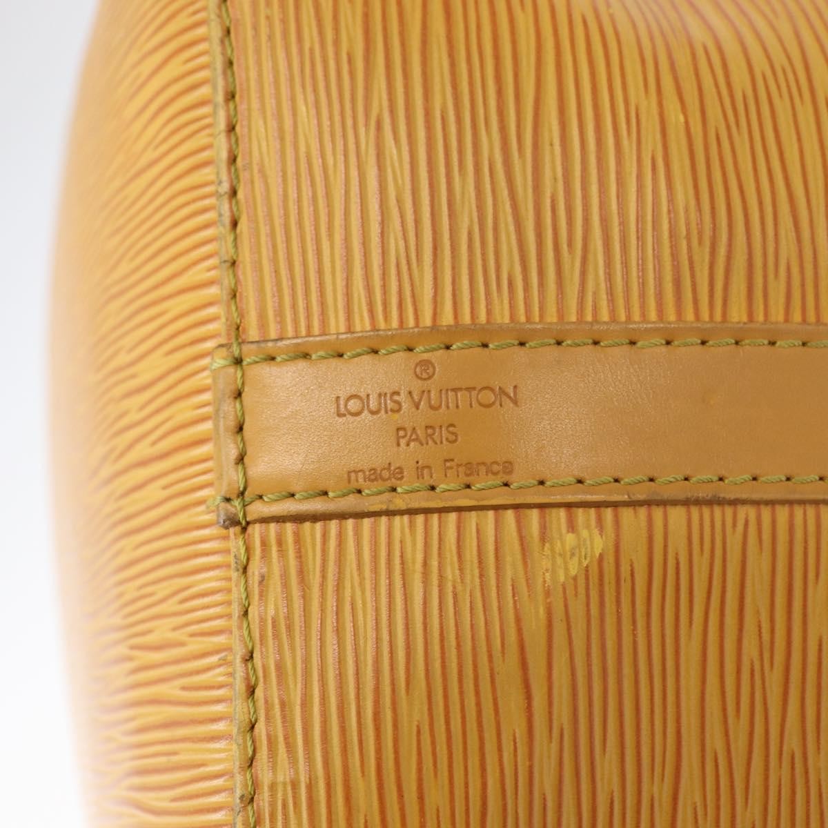 Louis Vuitton Petit Noe Handbag Epi Leather Yellow Leather Shoulder Bag