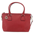 Gucci Vintage Soho Convertible Satchel Leather Red Leather Handbag (Pre-Owned)