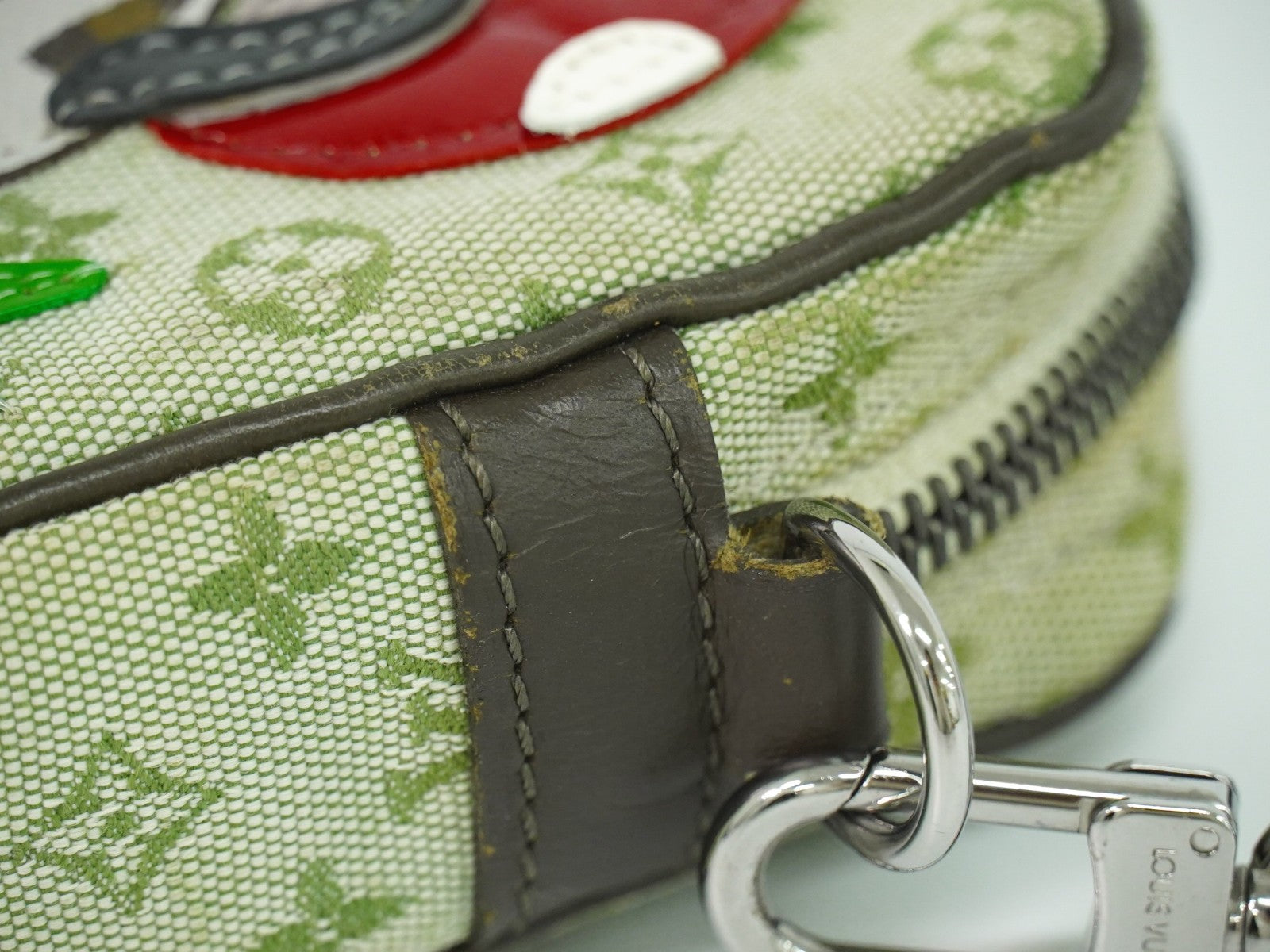 Louis Vuitton Conte De Fees Pochette Monogram Patchwork Khaki Canvas Shoulder Bag