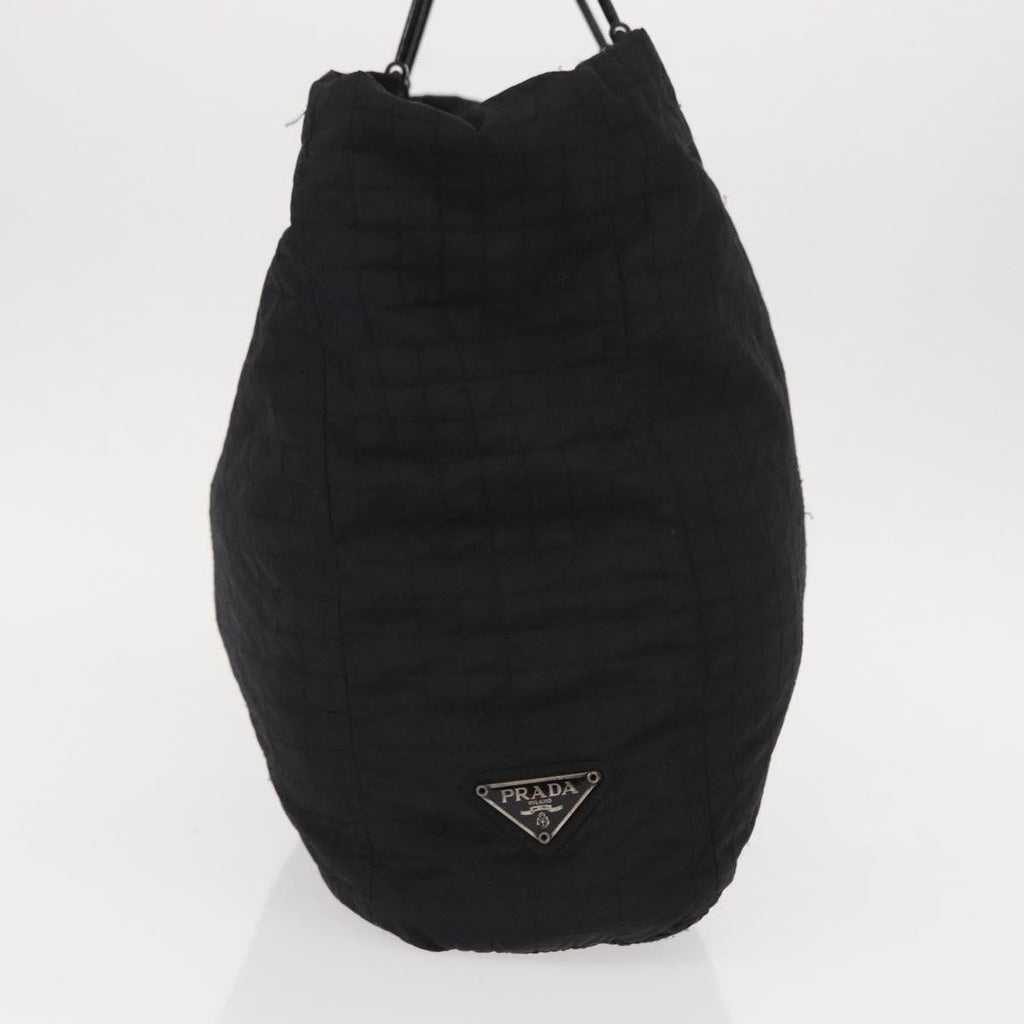 Prada Vintage Handbag Tessuto Black Nylon Handbag