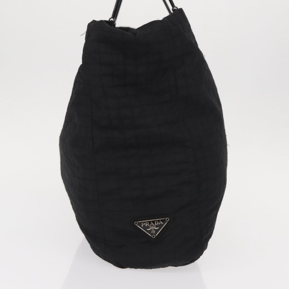 Prada Vintage Handbag Tessuto Black Nylon Handbag