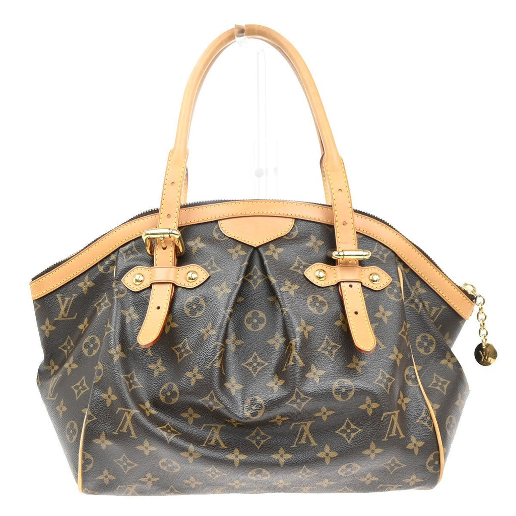 Louis Vuitton Tivoli Handbag Monogram Canvas Brown Canvas Shoulder Bag