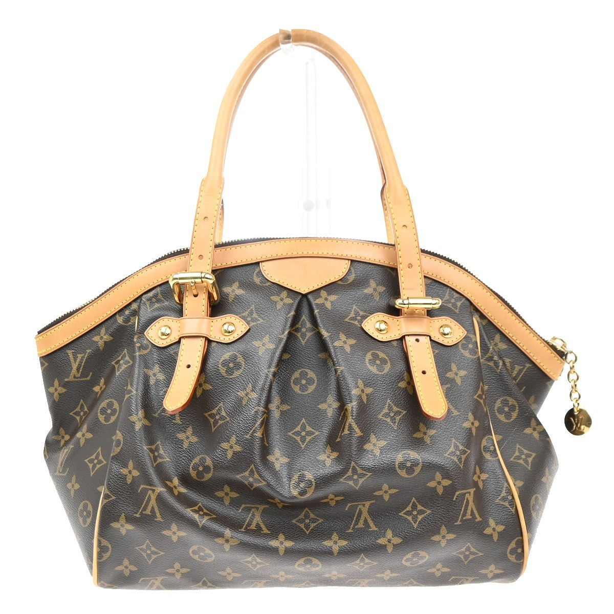 Louis Vuitton Tivoli Handbag Monogram Canvas Brown Canvas Shoulder Bag