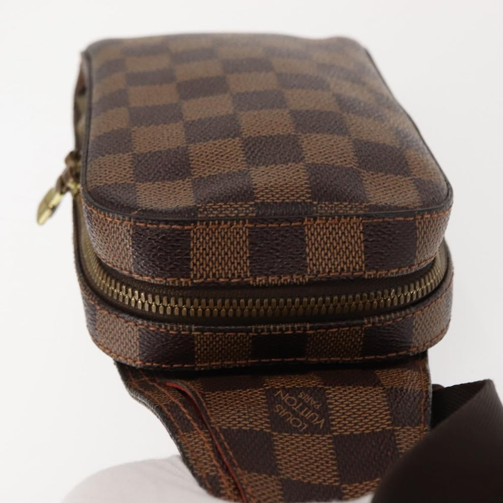 Louis Vuitton Geronimos Waist Bag Damier Brown Canvas Shoulder Bag