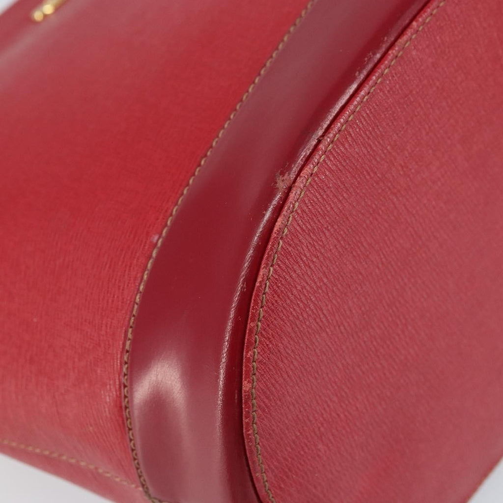 Burberry Vintage Tote Bag Leather Red Leather Tote Bag