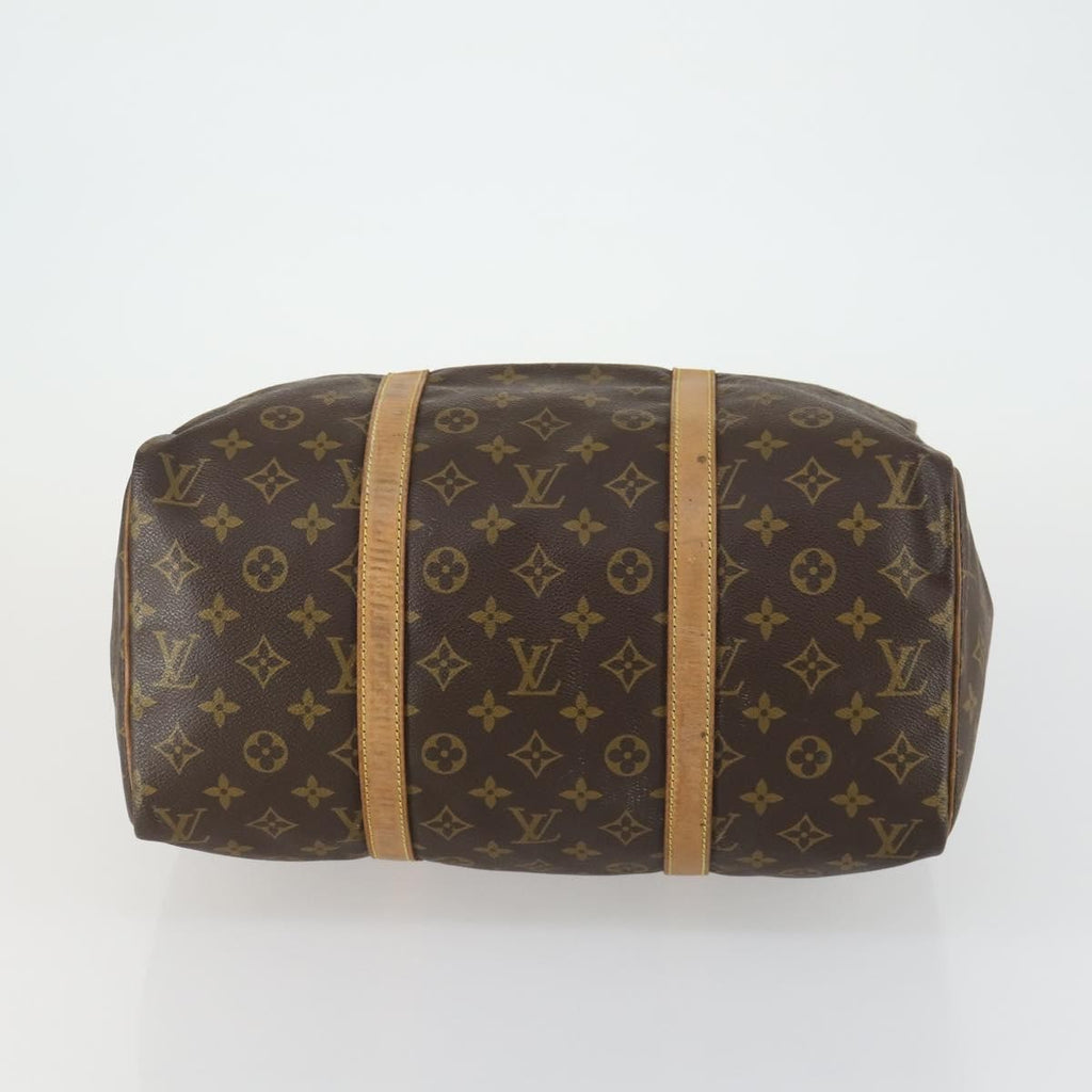 Louis Vuitton Sac Souple Handbag Monogram Canvas Brown Canvas Travel Bag