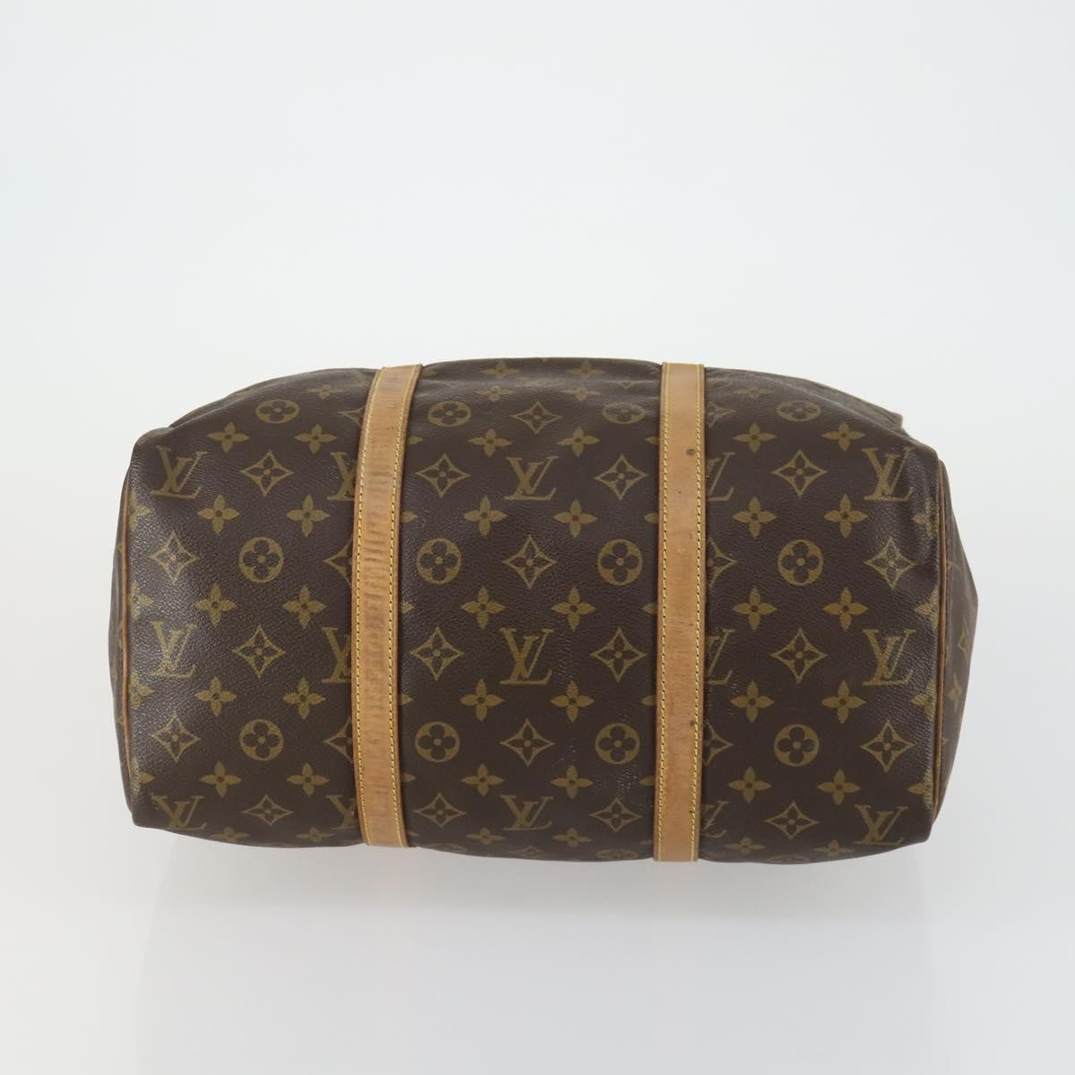 Louis Vuitton Sac Souple Handbag Monogram Canvas Brown Canvas Travel Bag