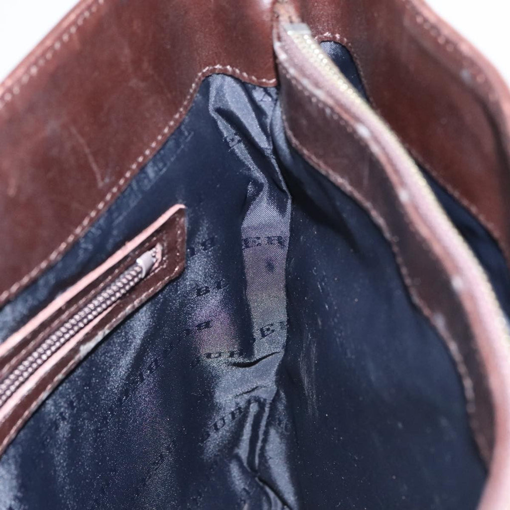 Burberry Nova Check Tote Canvas And Leather Beige Canvas Tote Bag