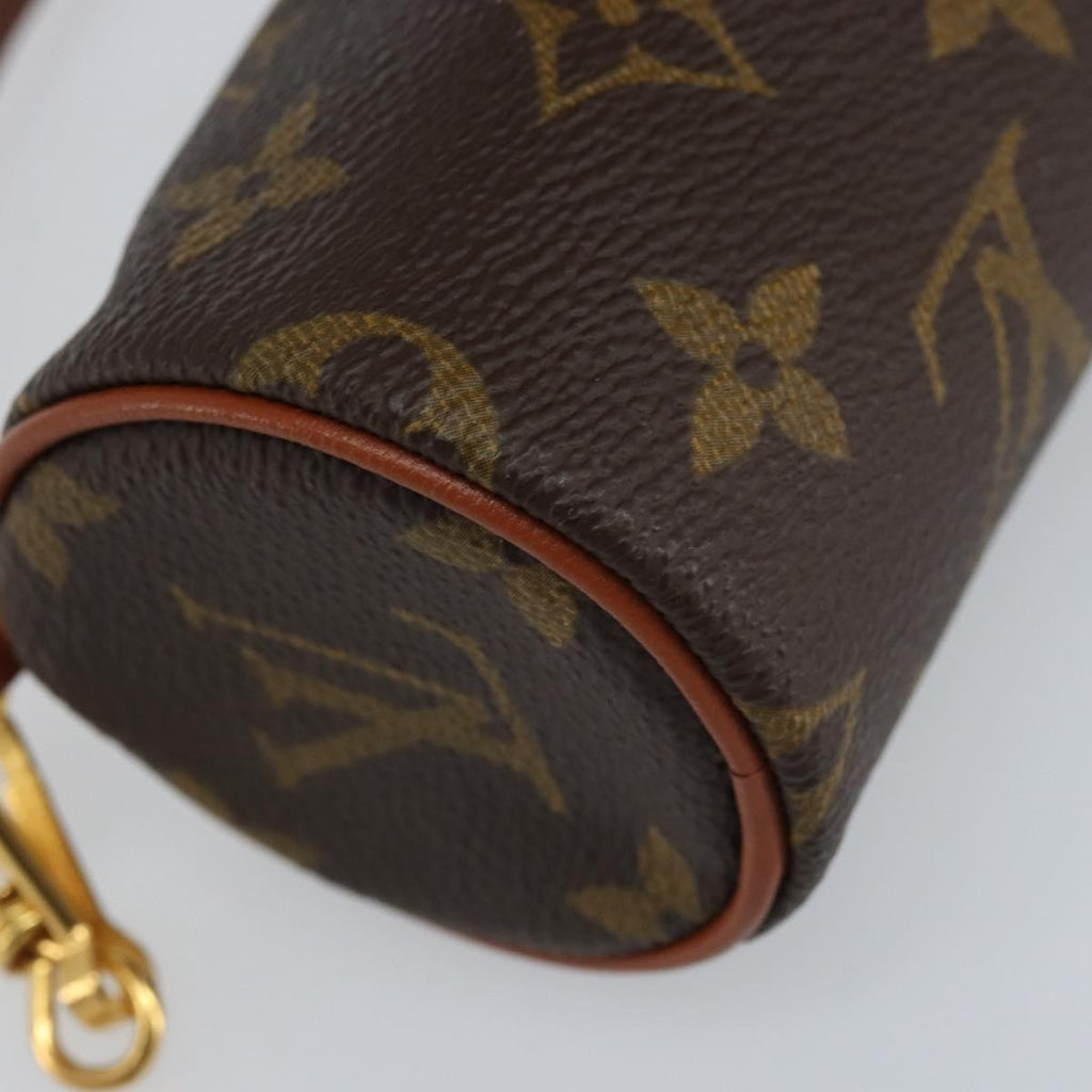 Louis Vuitton Papillon Pochette Monogram Canvas Brown Canvas Clutche & Pouche Bag