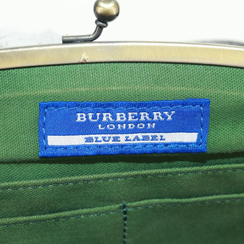 Burberry Blue Label Shoulder Bag Tweed Green Tweed Shoulder Bag