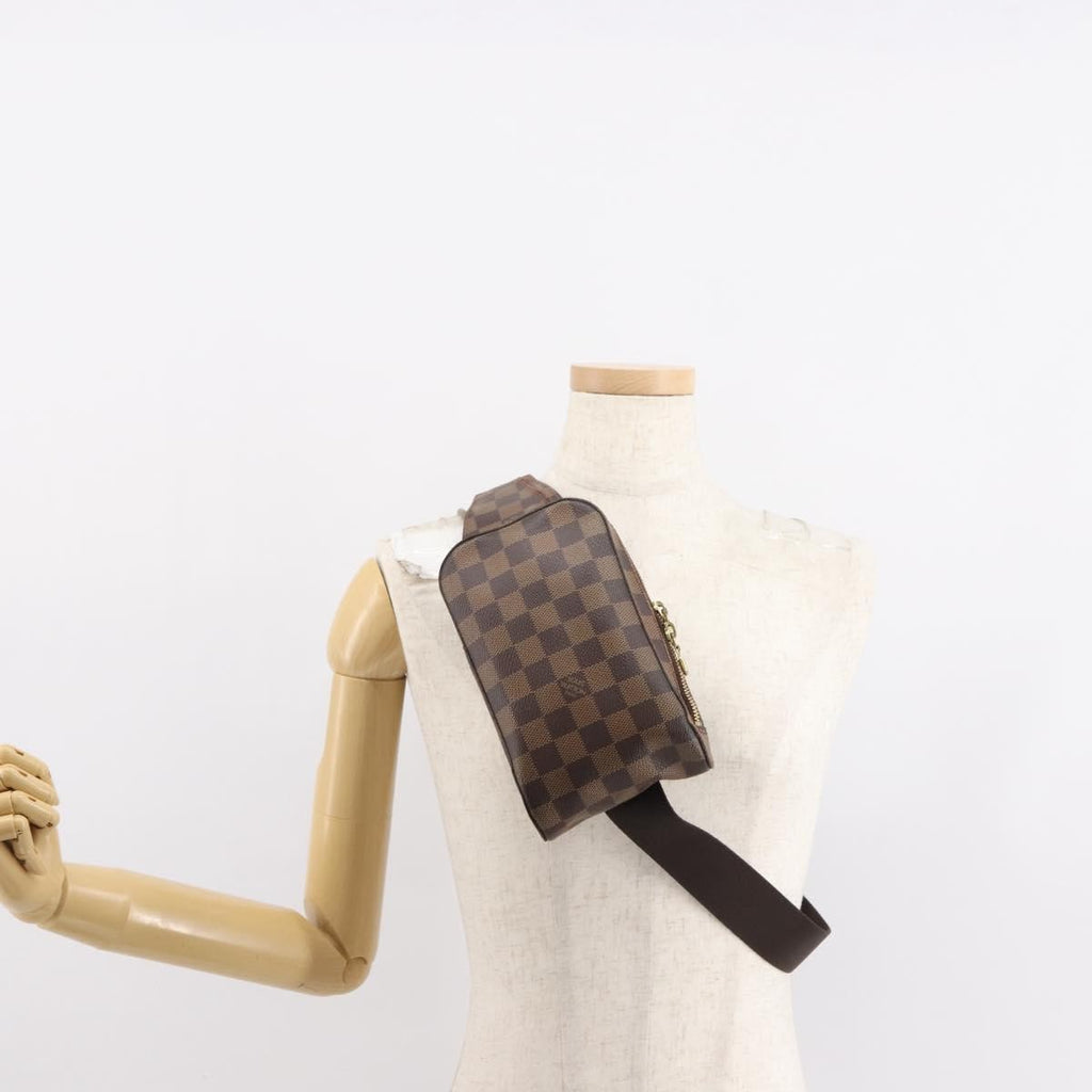 Louis Vuitton Geronimos Waist Bag Damier Brown Canvas Shoulder Bag