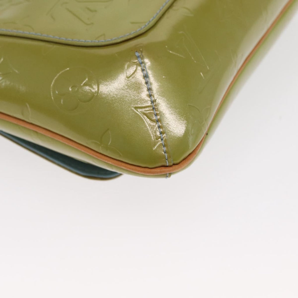 Louis Vuitton Thompson Street Handbag Monogram Vernis Green Patent_Leather Shoulder Bag