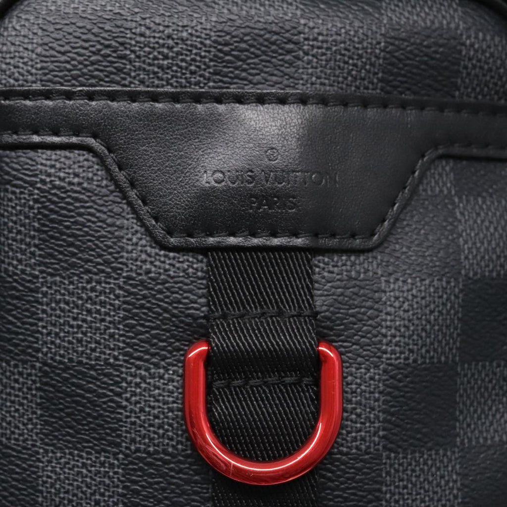 Louis Vuitton Utility Business Bag Damier Graphite Gray Canvas Shoulder Bag